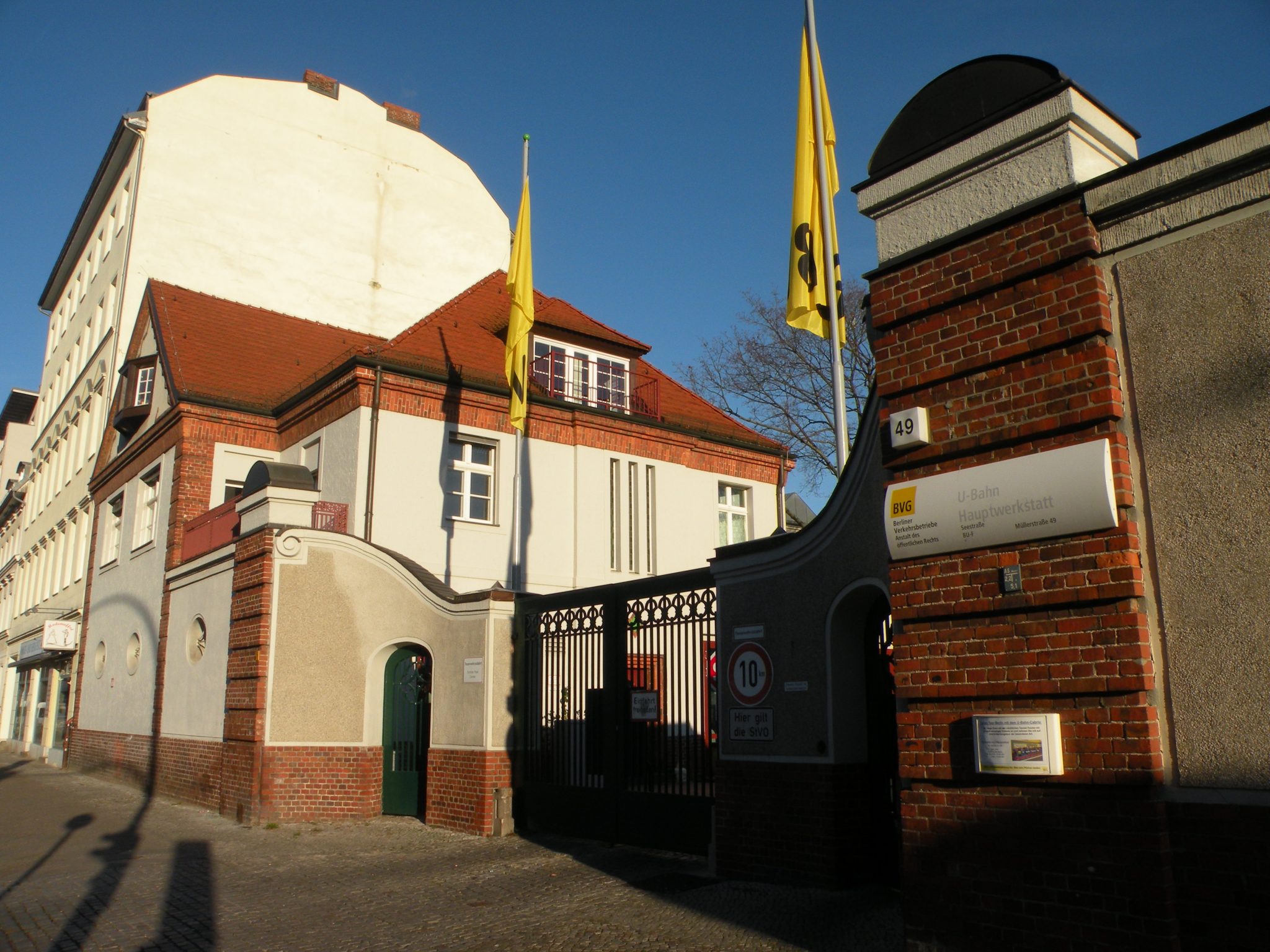 Bvg U Bahn Hauptwerkstatt Müllerstraße Berlin