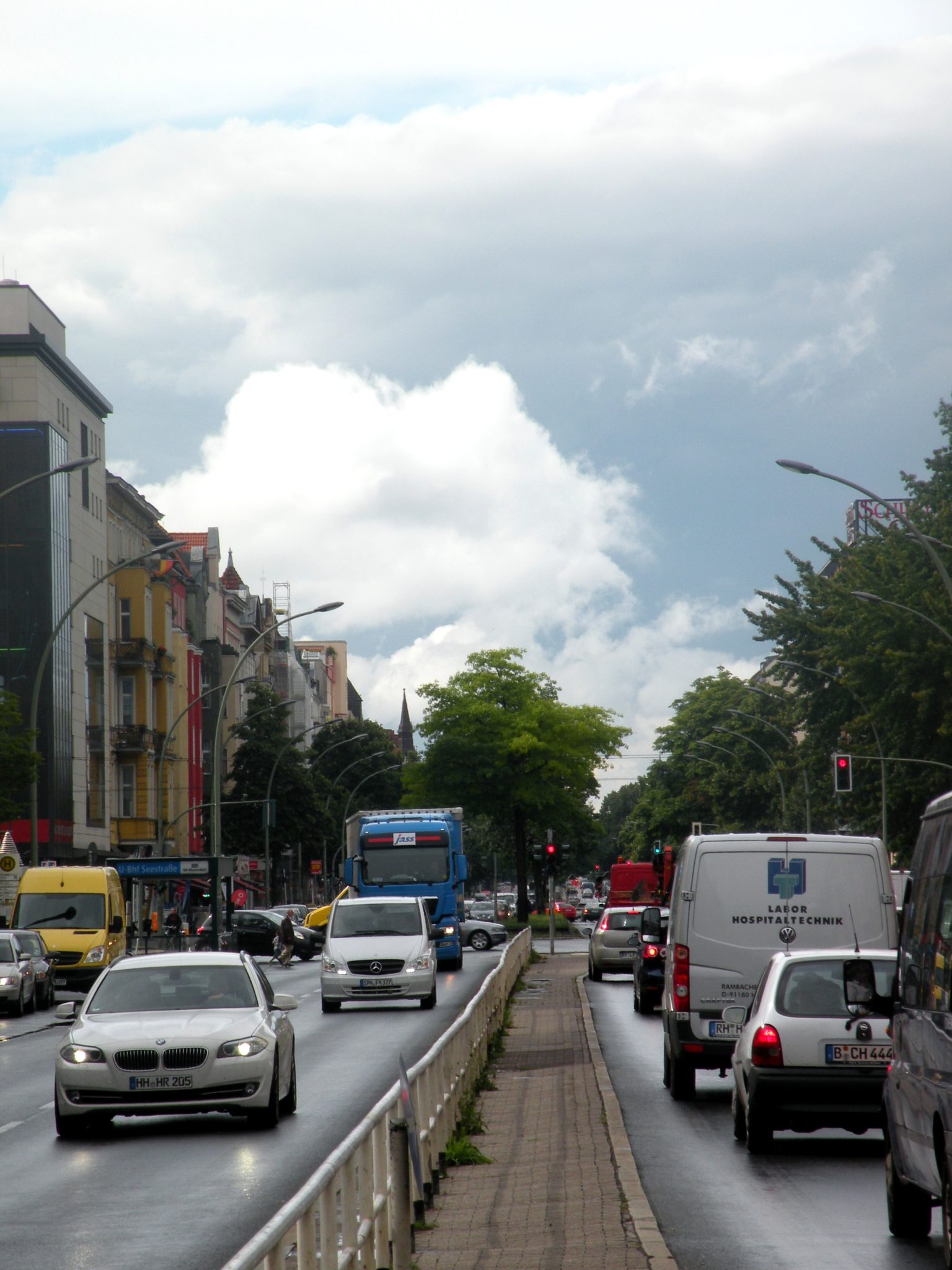 Mittelstreifen der Müllerstraße