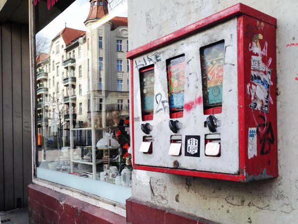 Malplaquetstraße 25 Kaugummiautomat