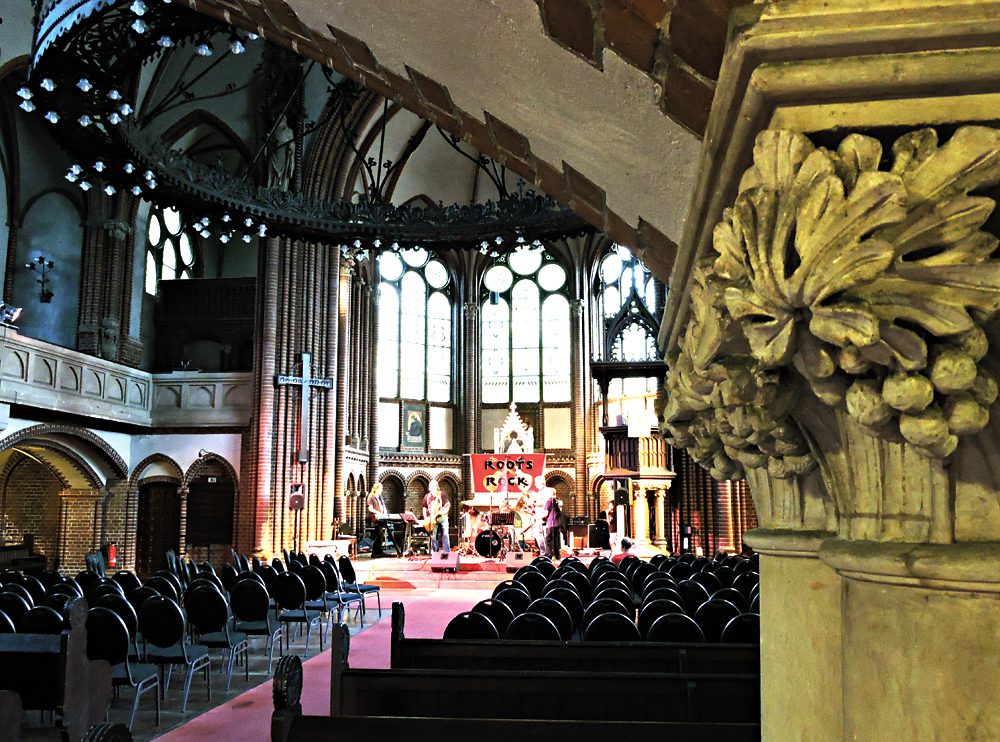 Der Innenraum der Stephanuskirche in der Prinzenallee. Foto: Resch