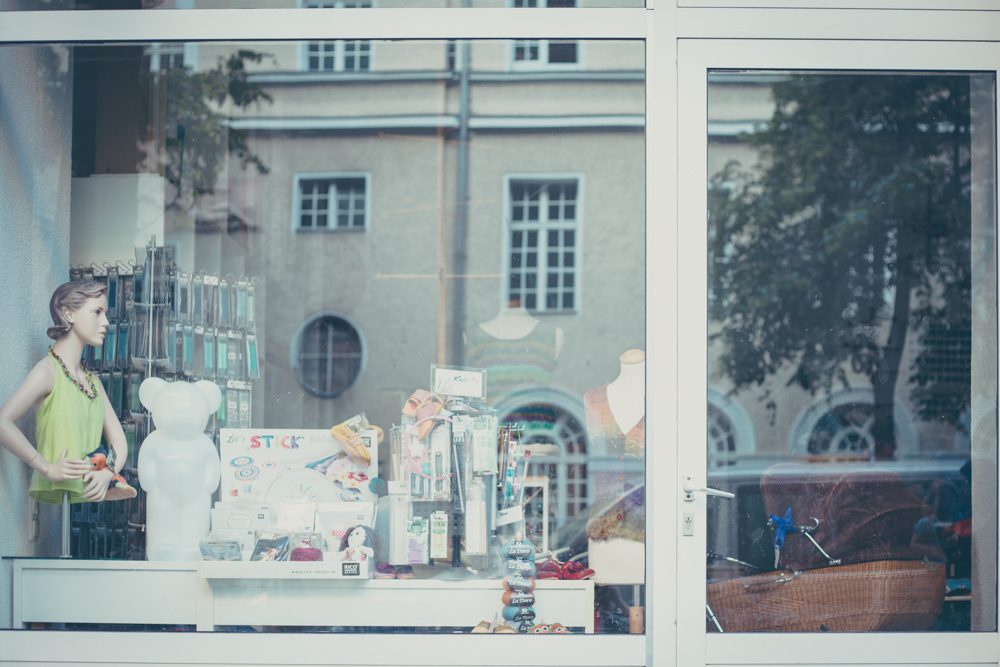 Schaufenster des La Bobine in der Türkenstrasse 16