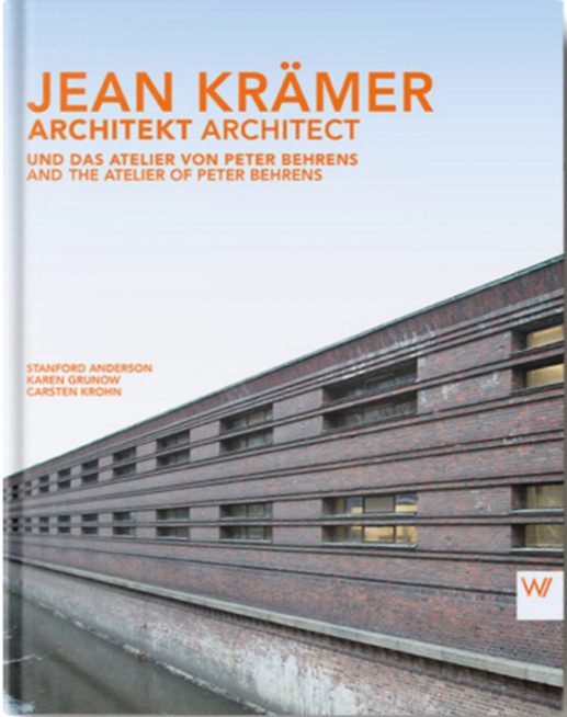 "Jean Krämer - Architekt. Und das Atelier von Peter Behrens." - Grafik: Verlagshaus Römerweg.