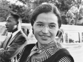Rosa Parks um 1955 mit Martin Luther King ©USIA 