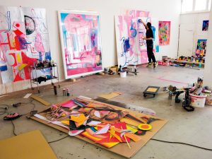 Das Atelier der Künstlers Theo Boettger im Soldiner Kiez. Foto: Sulamith Sallmann
