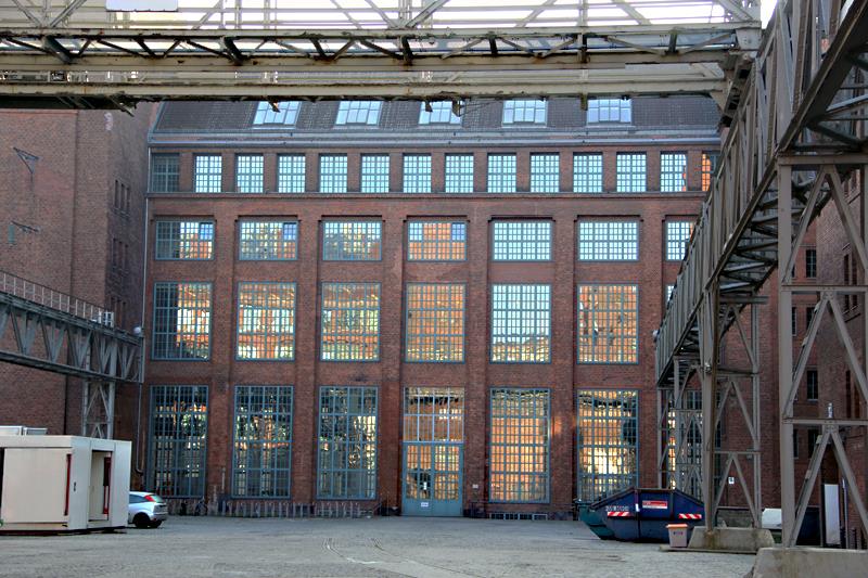 AEG Voltastraße, Fabrikgebäude, Fabrikhalle