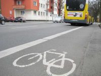 Fahrradspur, Gartenstraße