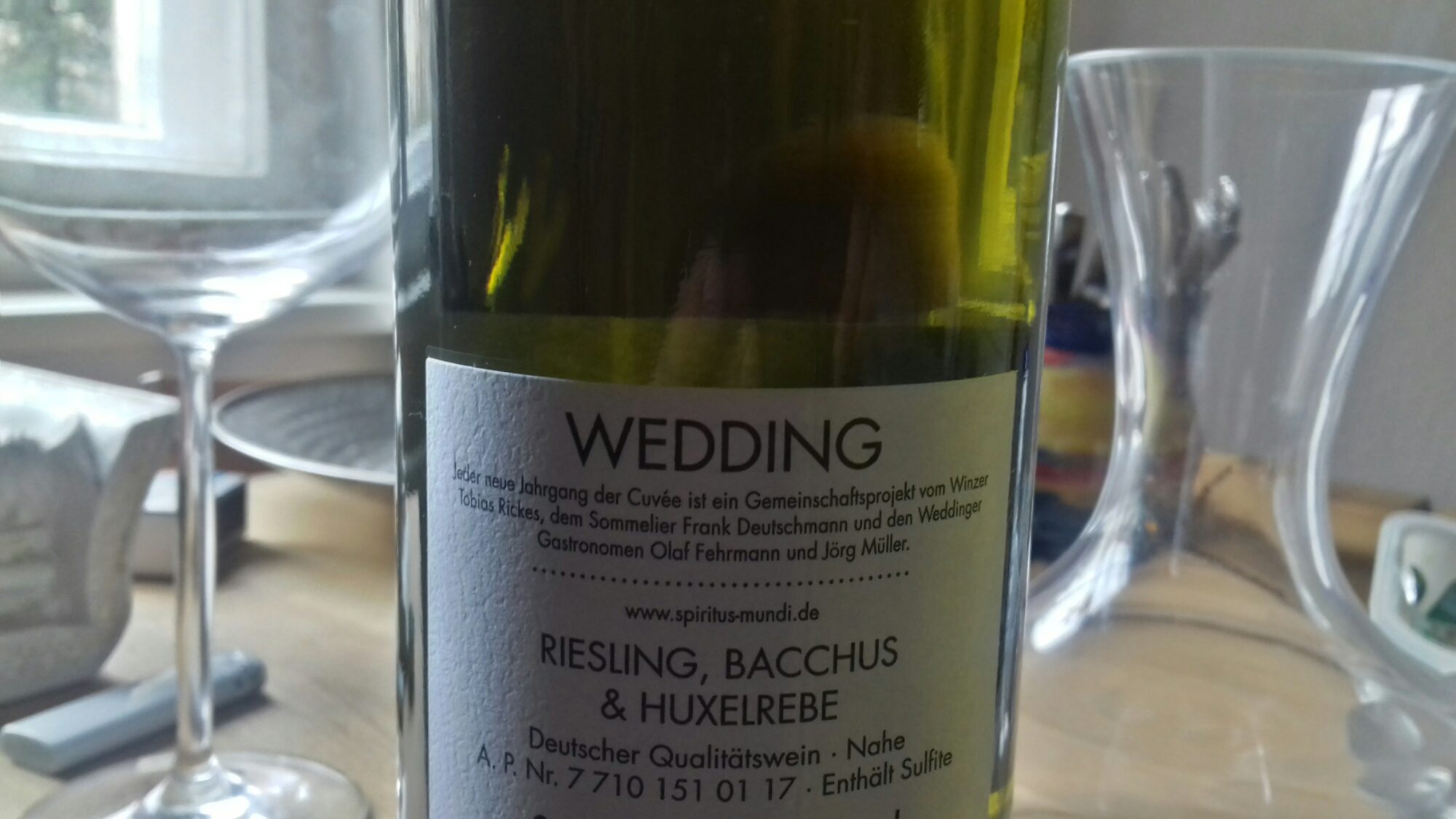 Wedding Weinflasche