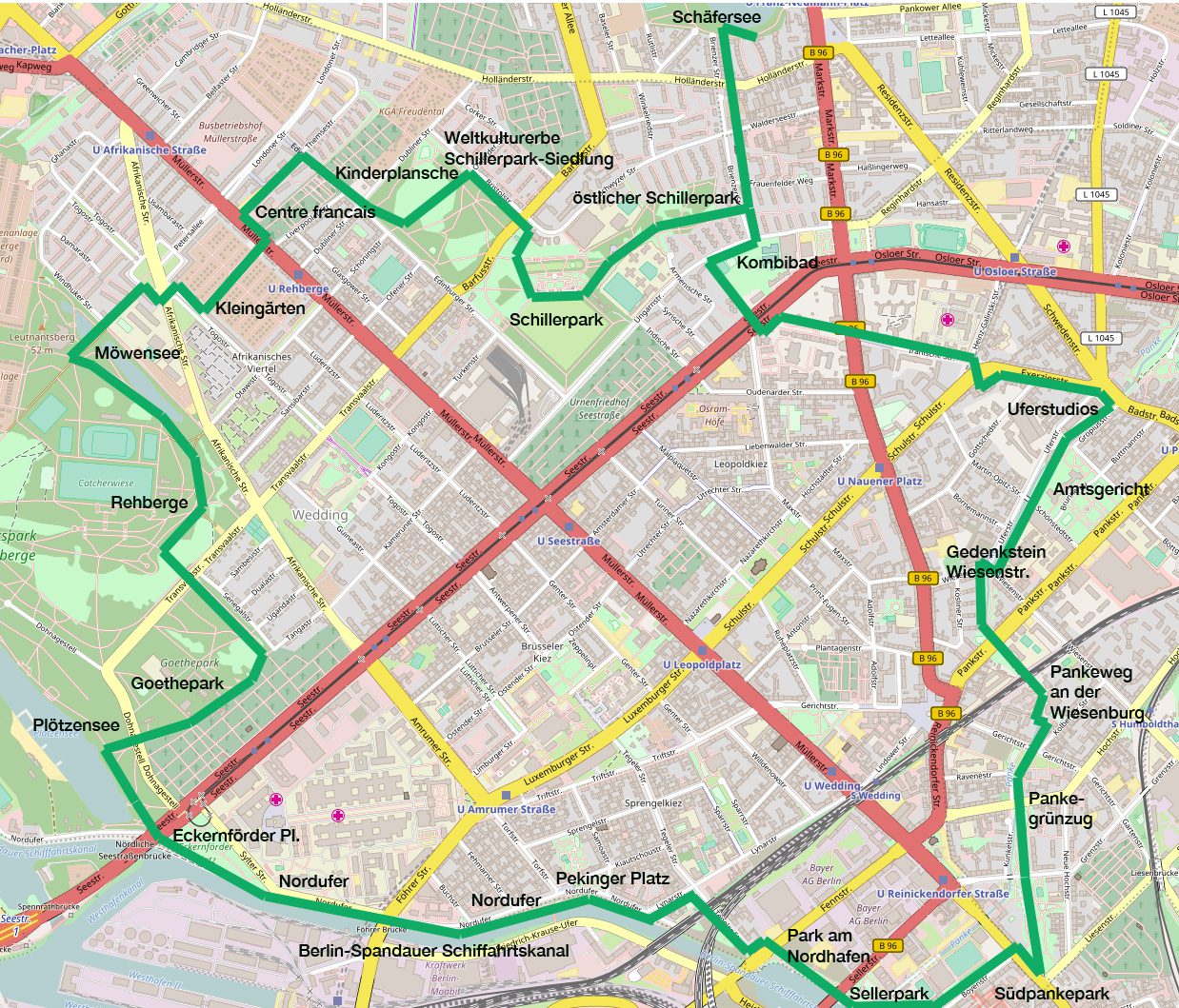 Kartenbasis: Openstreetmap