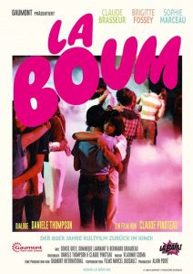 Das neue Filmplakat für "La Boum - Die Fete". Grafik: City Kino Wedding