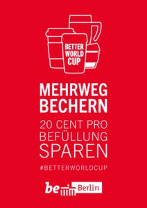 Plakat der Initiative Better World Cup.