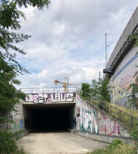 Der Tunnelausgang der zukünftigen S 21 Foto: Joachim Faust
