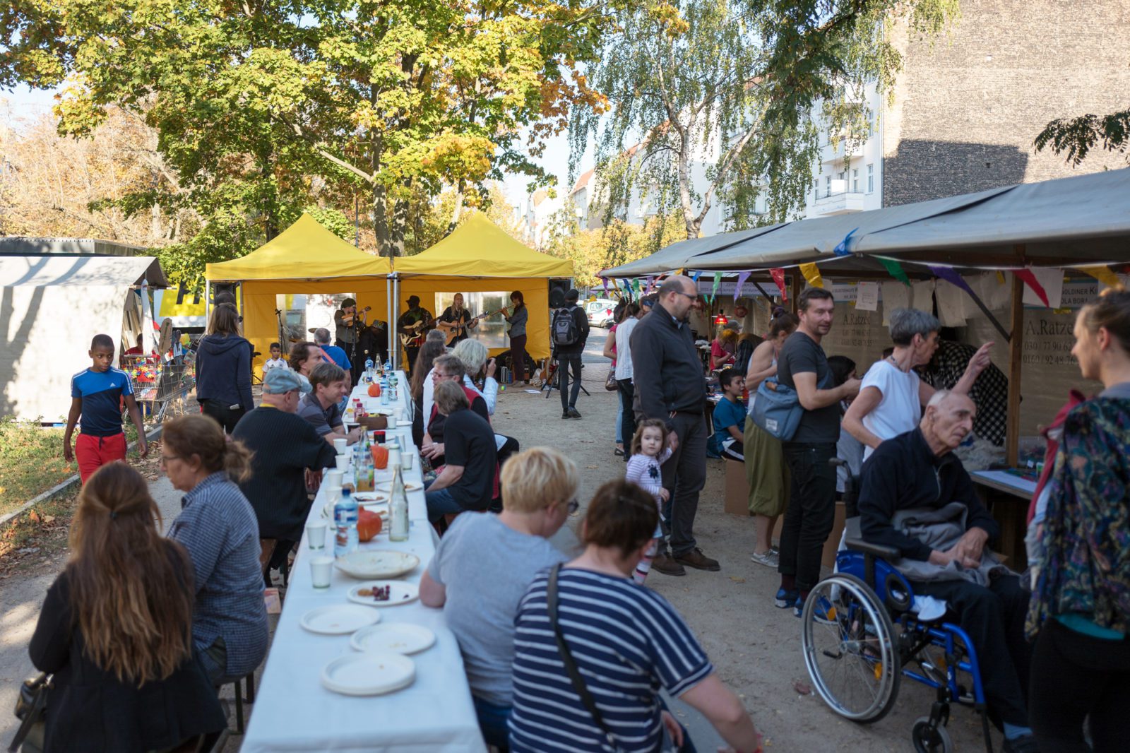 Herbstfest in der Grüntaler Promenade. Foto: gruppe F