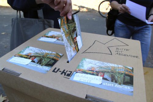 Ideensammlung für die Nutzung der ehemaligen Schule. Foto: Hensel