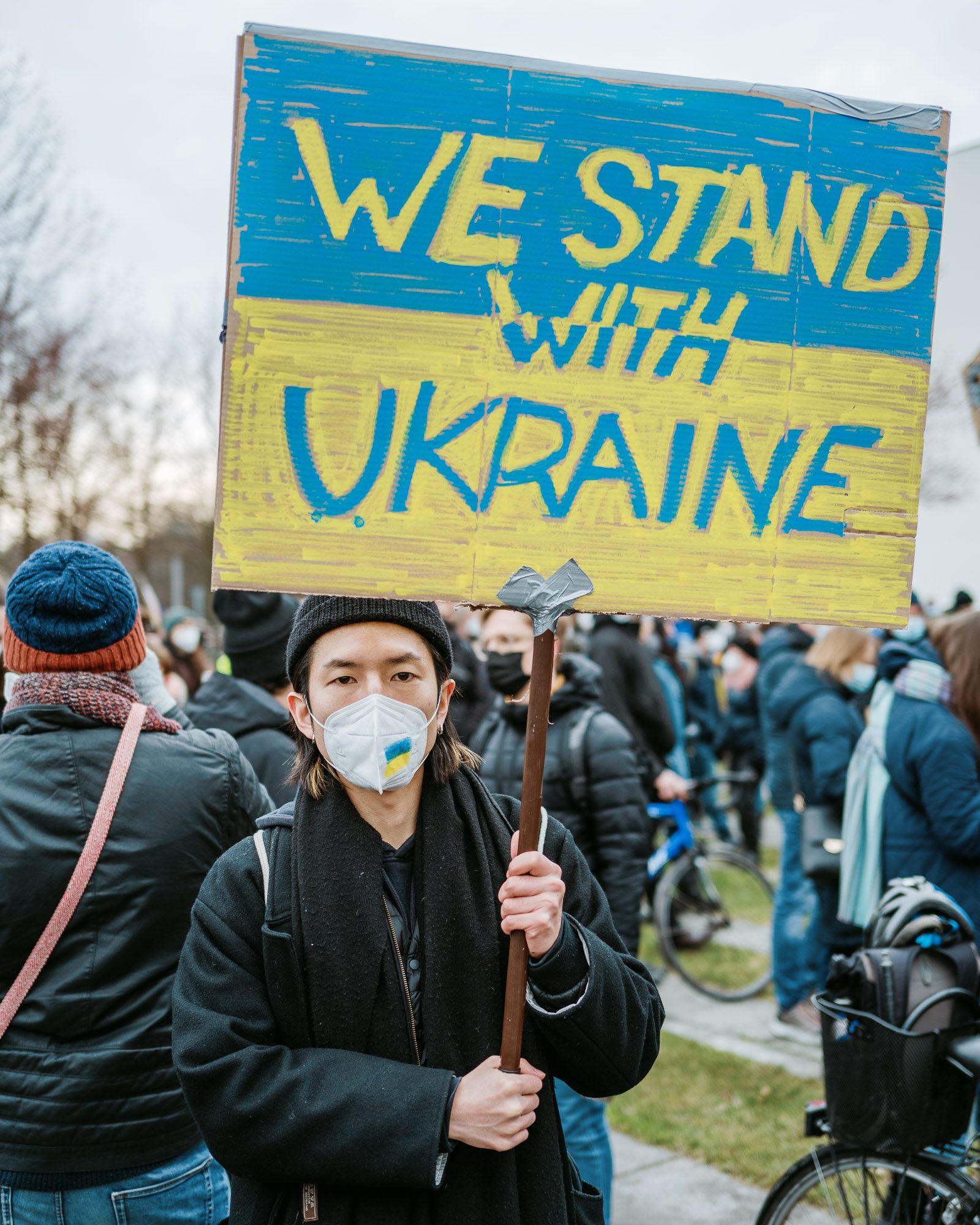 Demonstration gegen den Krieg in der Ukraine in Berlin. Foto: Tilman Vogler