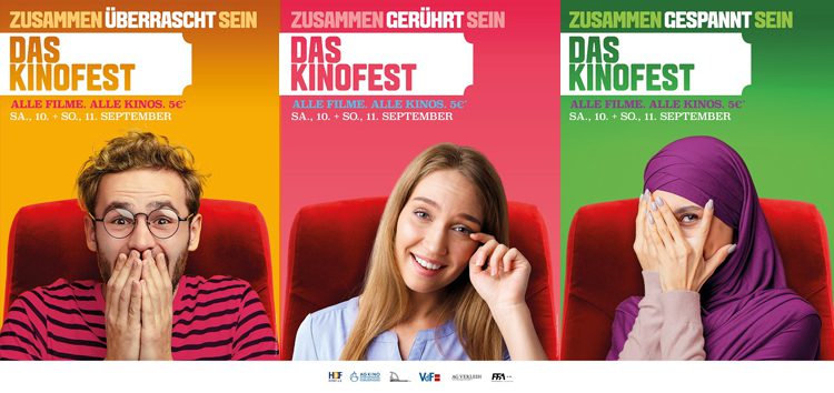 Plakate fürs erste Kinofest in Deutschland