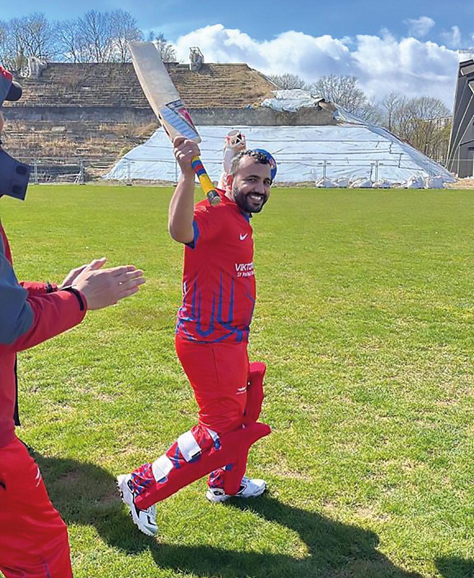 Rahimullah „Rahim“ Rasooli spielt Cricket bei Viktoria Mitte. Foto: Viktoria Mitte