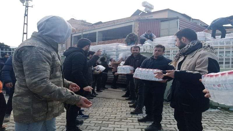 Verteilung von Hilfsgütern im Erdbebengebiet in der Türkei. Foto: privat/Ebru Schaefer