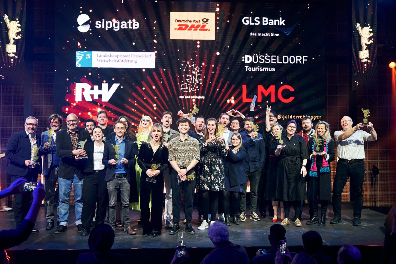Gruppenbild mit den Goldenen Bloggern 2023. Foto: Constantin Ranke