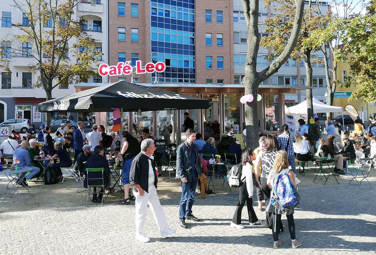 Das neue Café Leo wurde mit einem Fest am 14. September 2023 eröffnet. Foto: Hensel