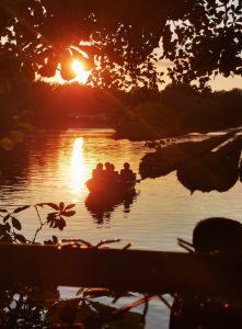 Sonnenuntergang auf dem Plötzensee