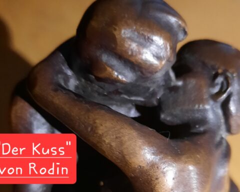 Ausschnitt "Der Kuss" von Rodin